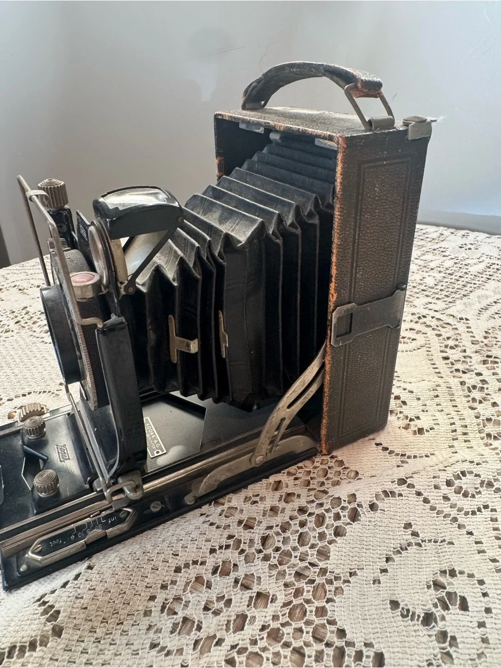 Kodak Black and Chrome Folding Film Camera
